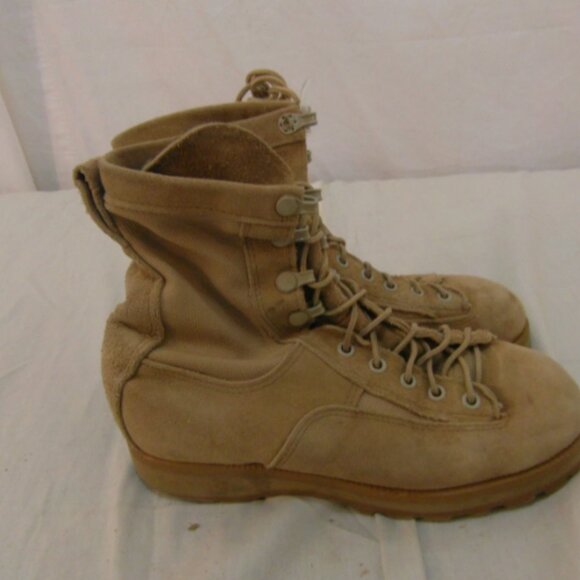 MCRAE TEMPERATE WEATHER TAN VIBRAM SOLE SPEED LACES sz5W WIDE BOOTS NM 31996 main image 11
